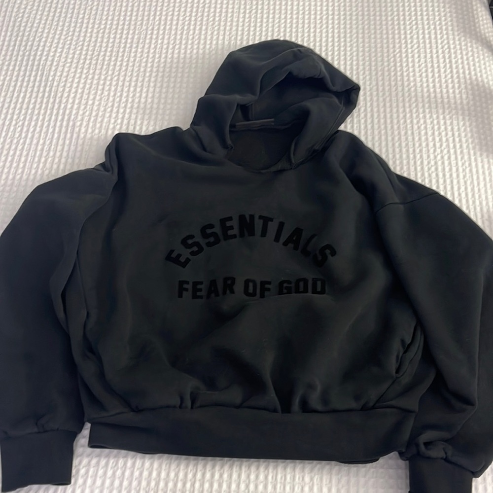 Black essential Hoodie Fear of God